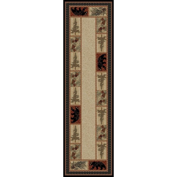 Sleep Ez 2 ft. 3 in. x 7 ft. 7 in. American Destination Cades Cove Area Rug, Multi Color SL2463952 - main